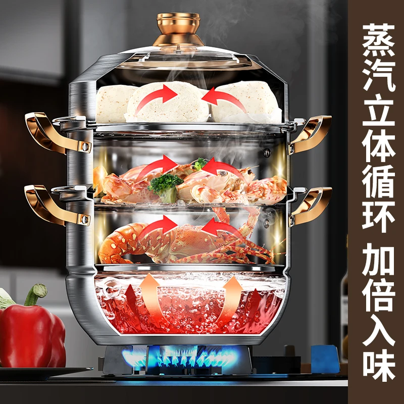 316 Stainless Steel Steam Pot  - огляд і ціна Home Cooking Classes