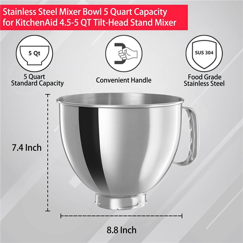 A78E 3X Stainless Steel Mixer  - огляд і ціна Kitchenaid Mixer Artisan 5Qt
