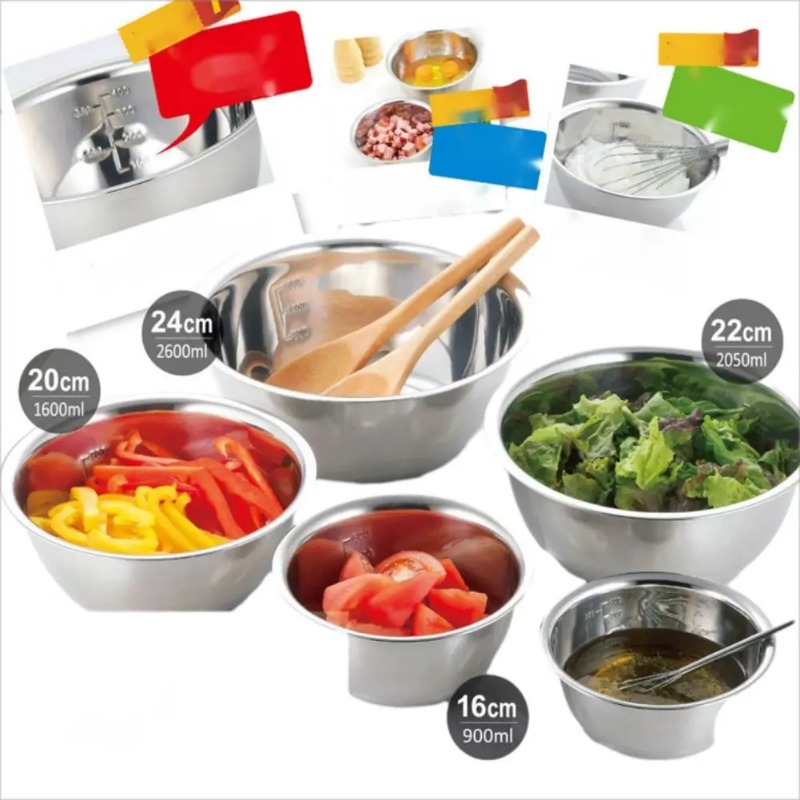 Stainless Steel Mixing Bowls P - огляд і ціна Home Cooking Classes