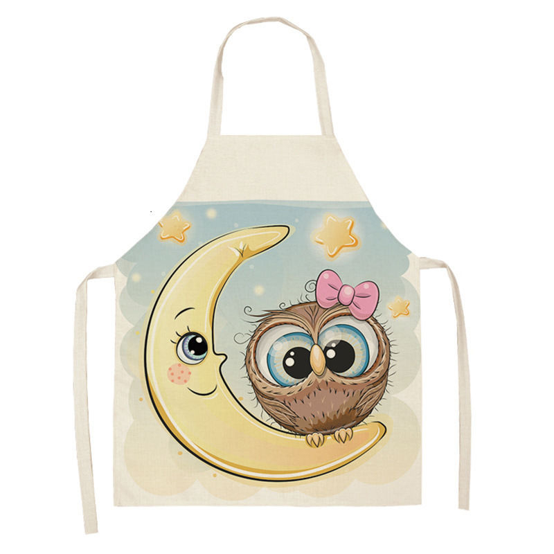 Owl Sleeveless Chef Apron Line - огляд і ціна Home Cooking Chef