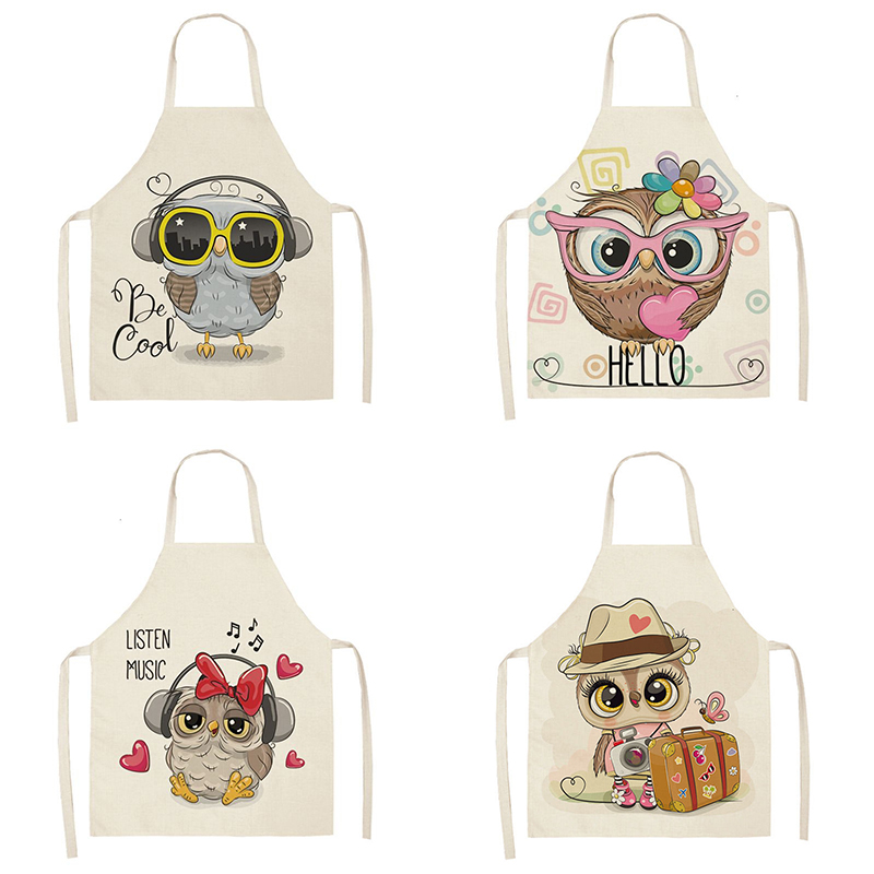 Owl Sleeveless Chef Apron Line - огляд і ціна Home Cooking Chef