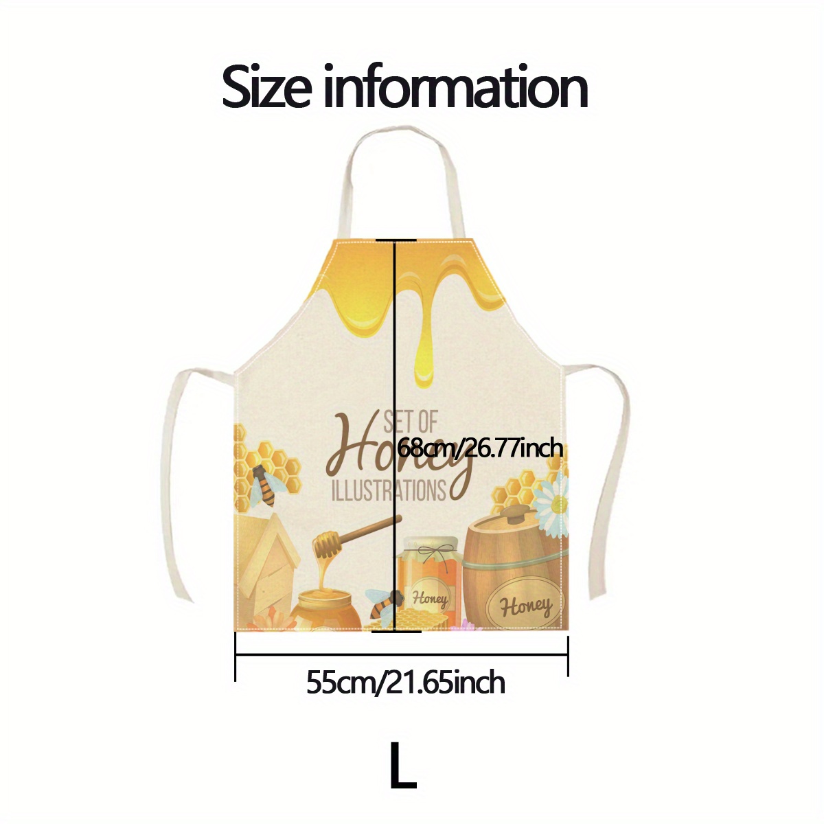 1pc Honey Bee Apron Sweet Kitc - огляд і ціна Home Cooking Ideas