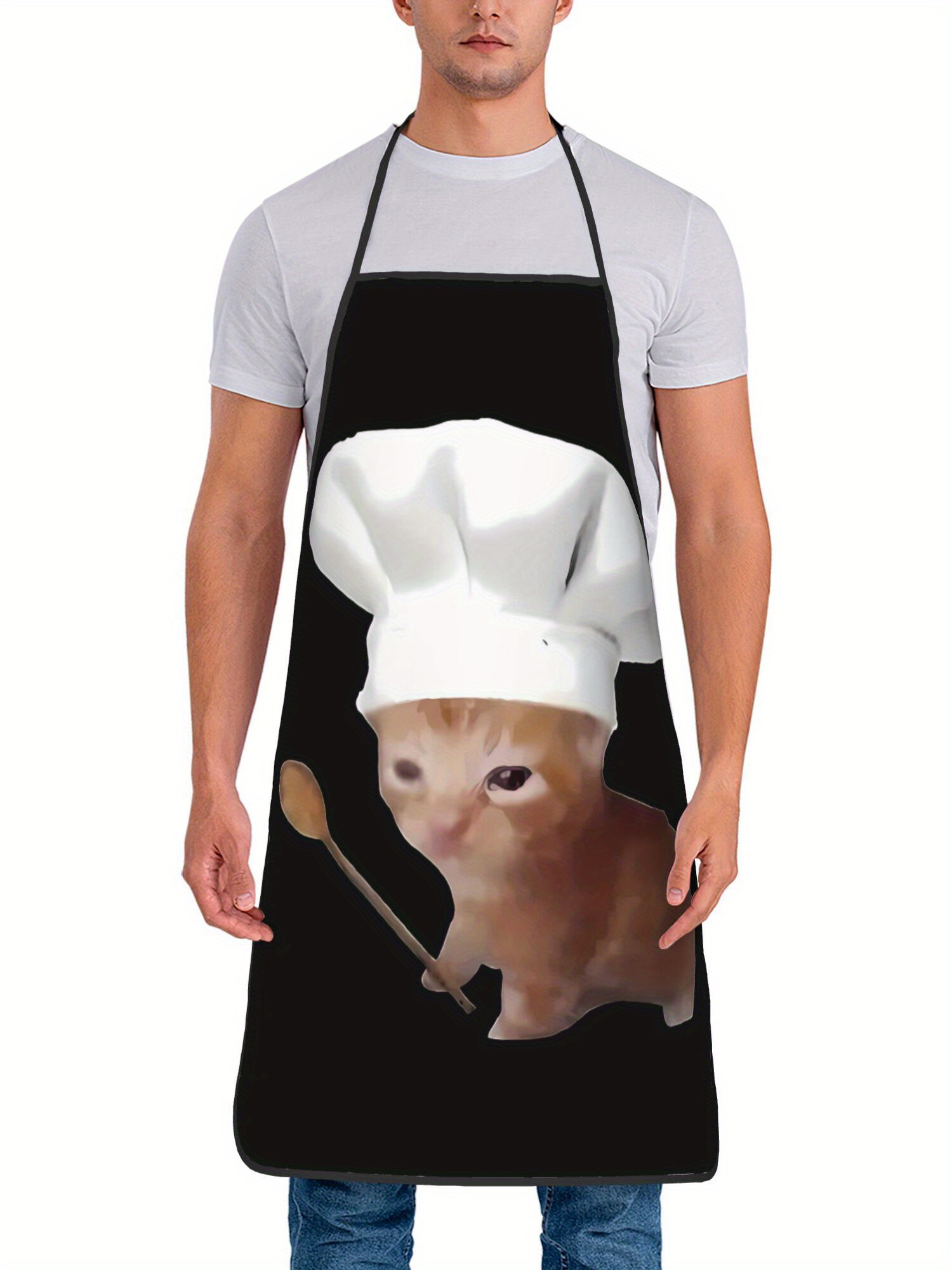 Funny Chef Crying Cat Apron Ki - огляд і ціна Home Cooking Chef