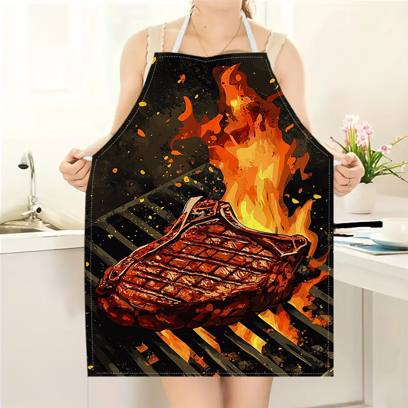 1pc BBQ Steak Apron with Flame - огляд і ціна Home Cooking Ideas