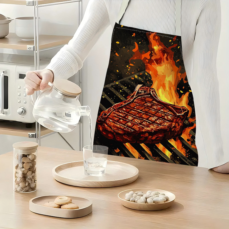 1pc BBQ Steak Apron with Flame - огляд і ціна Home Cooking Ideas