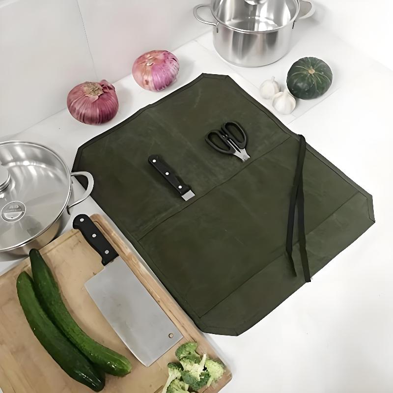 Canvas Knife Roll Storage Bag  - огляд і ціна Home Cooking Chef