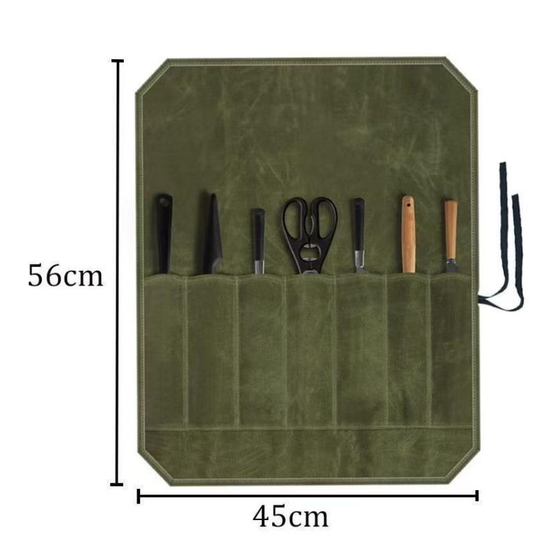 Canvas Knife Roll Storage Bag  - огляд і ціна Home Cooking Chef