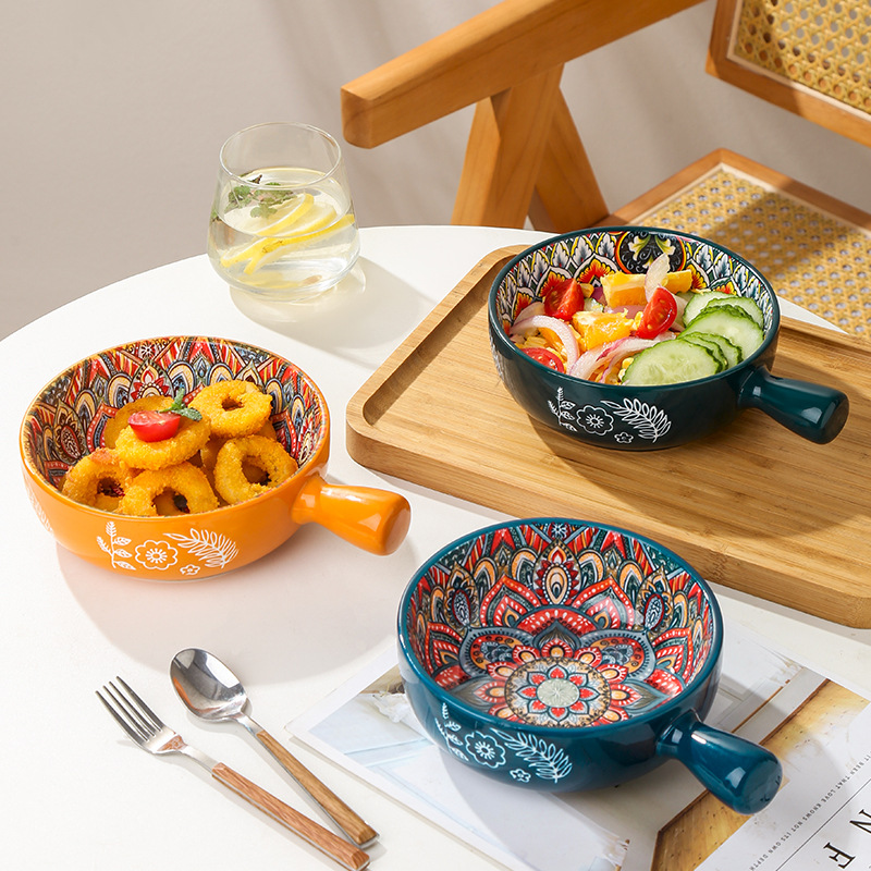 Polka Dot Ceramic Bowls Fruit  - огляд і ціна Home Cooking Classes