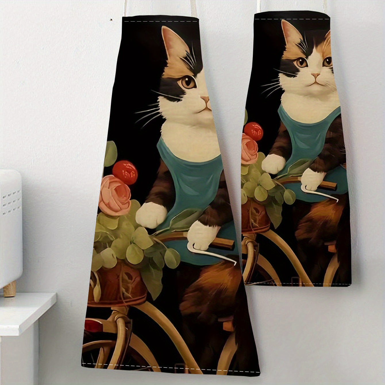Linen Apron Funny Cat Sunglass - огляд і ціна Home Cooking Ideas